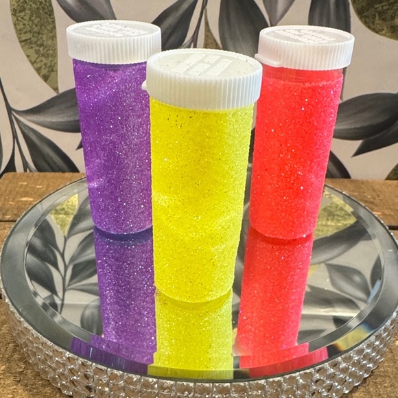 Source Unknown Other - Handmade glittered medicine bottles